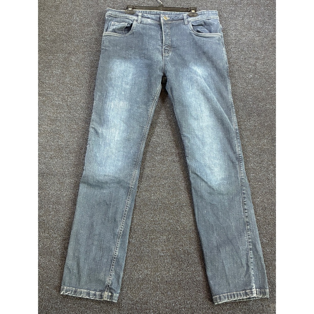Street & Steel Motorcycle Jeans Mens 38 38x33 Aramid Reinforced Riding Pants